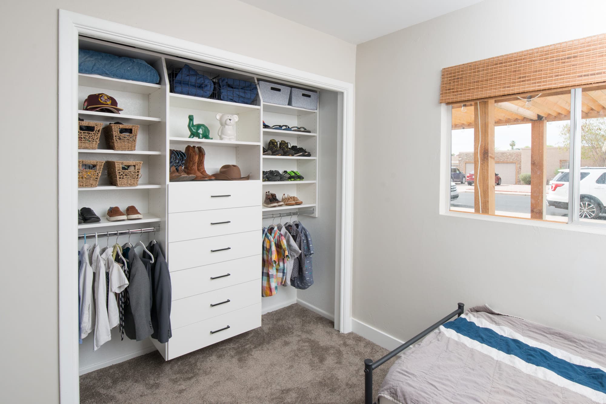Classy Closets custom closet installation in San Diego